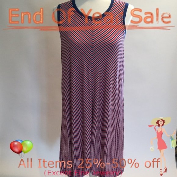 California Happenings Dresses & Skirts - California Happenings Striped Dress Size L